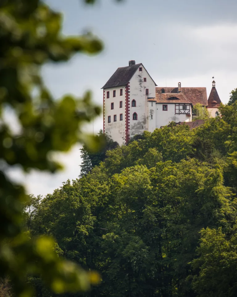 Die Burg Egloffstein Im Frühling