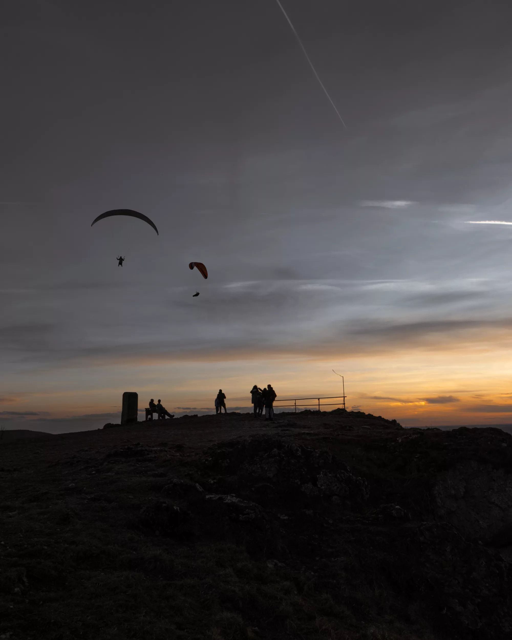 Sonnenuntergang am Walberla