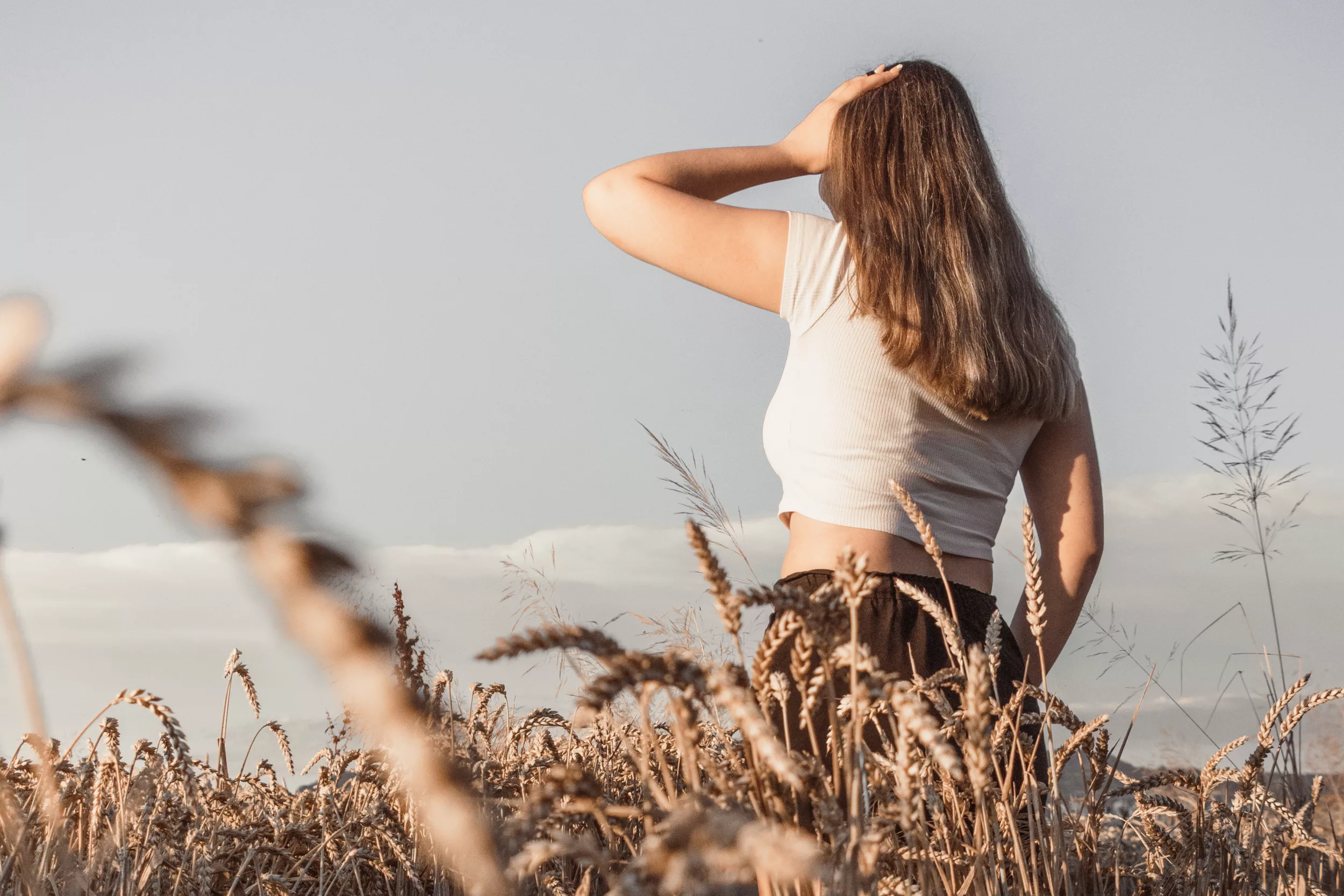 Portrait Shooting im Kornfeld